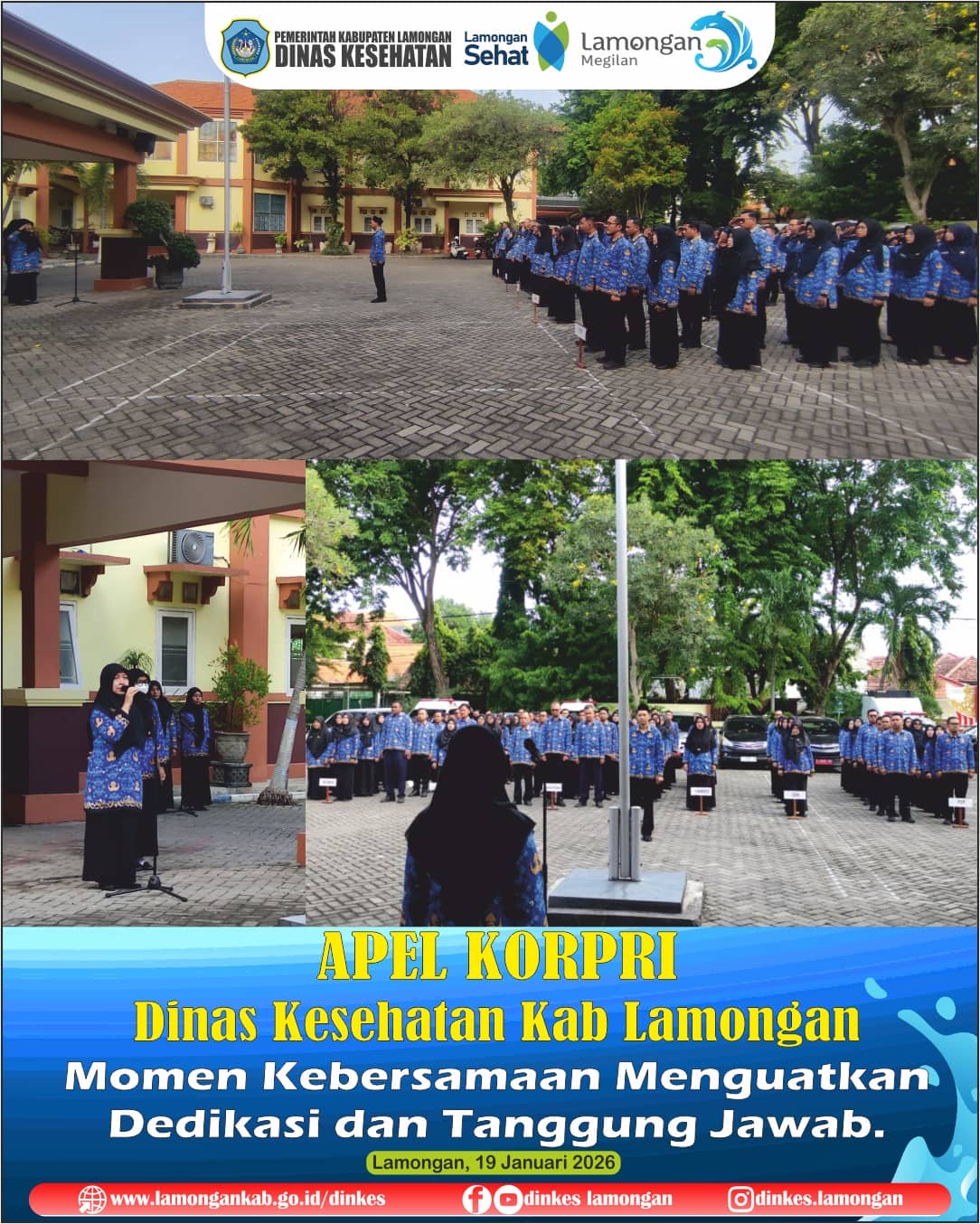 Foto: Apel KORPRI: Momen Kebersamaan, Menguatkan Dedikasi dan Tanggung Jawab.