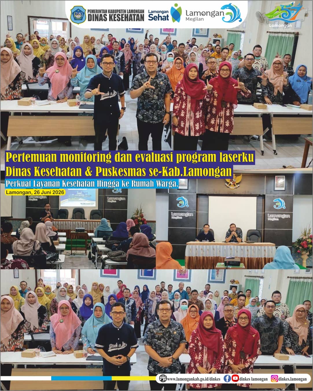 Foto: Monitoring dan Evaluasi Program LASERKU: Memperkuat Layanan Kesehatan Hingga ke Rumah Warga.