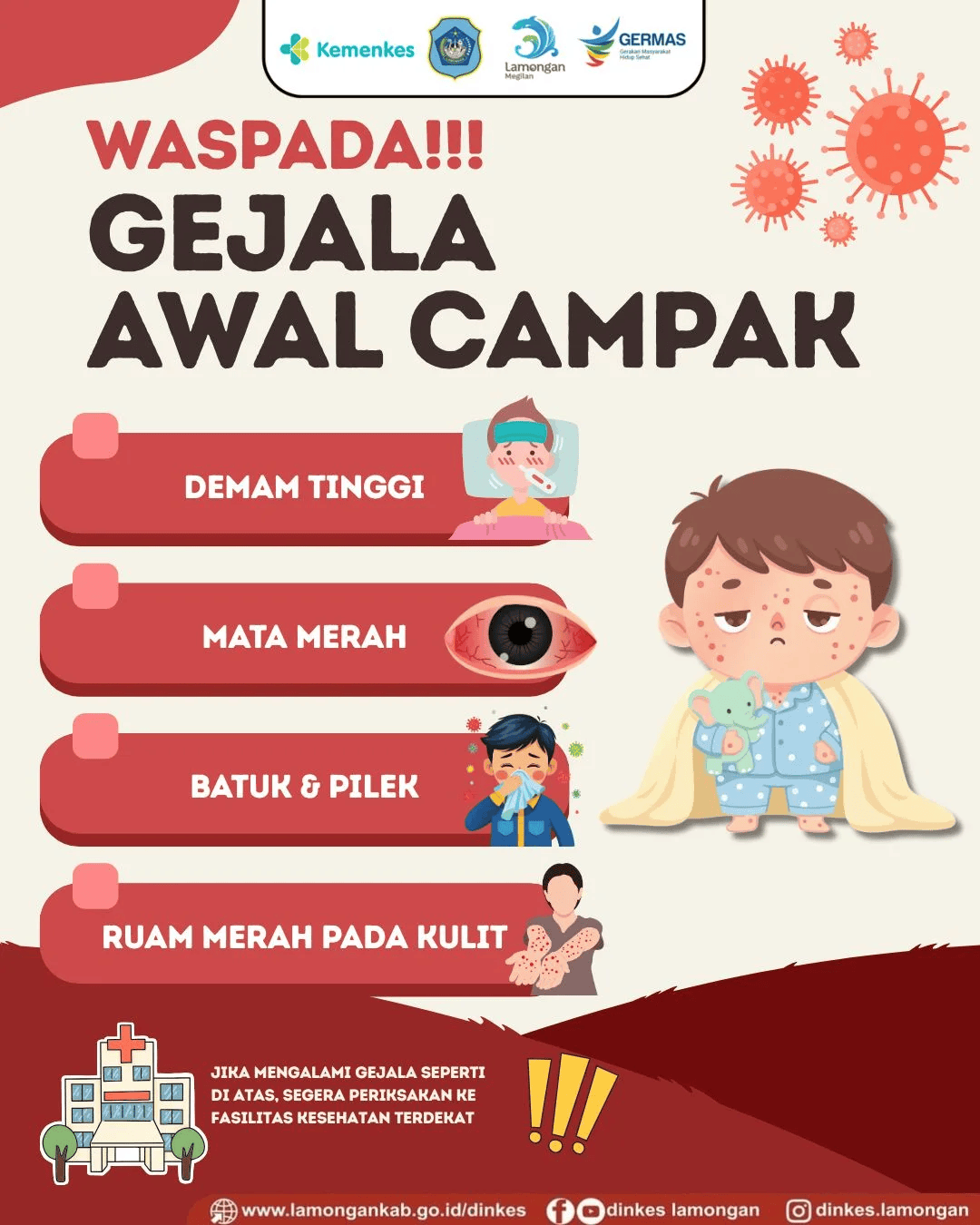 Foto: 🚨 Waspada Campak! Kenali Gejala Sejak Dini!
