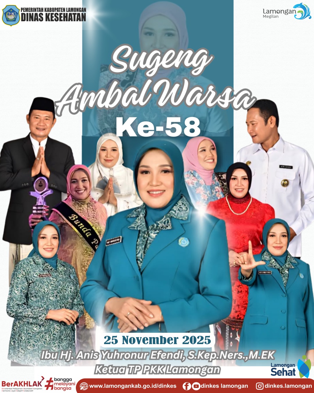 Foto: Sugeng Ambal Warsa Ibu aniskartika ke 58.