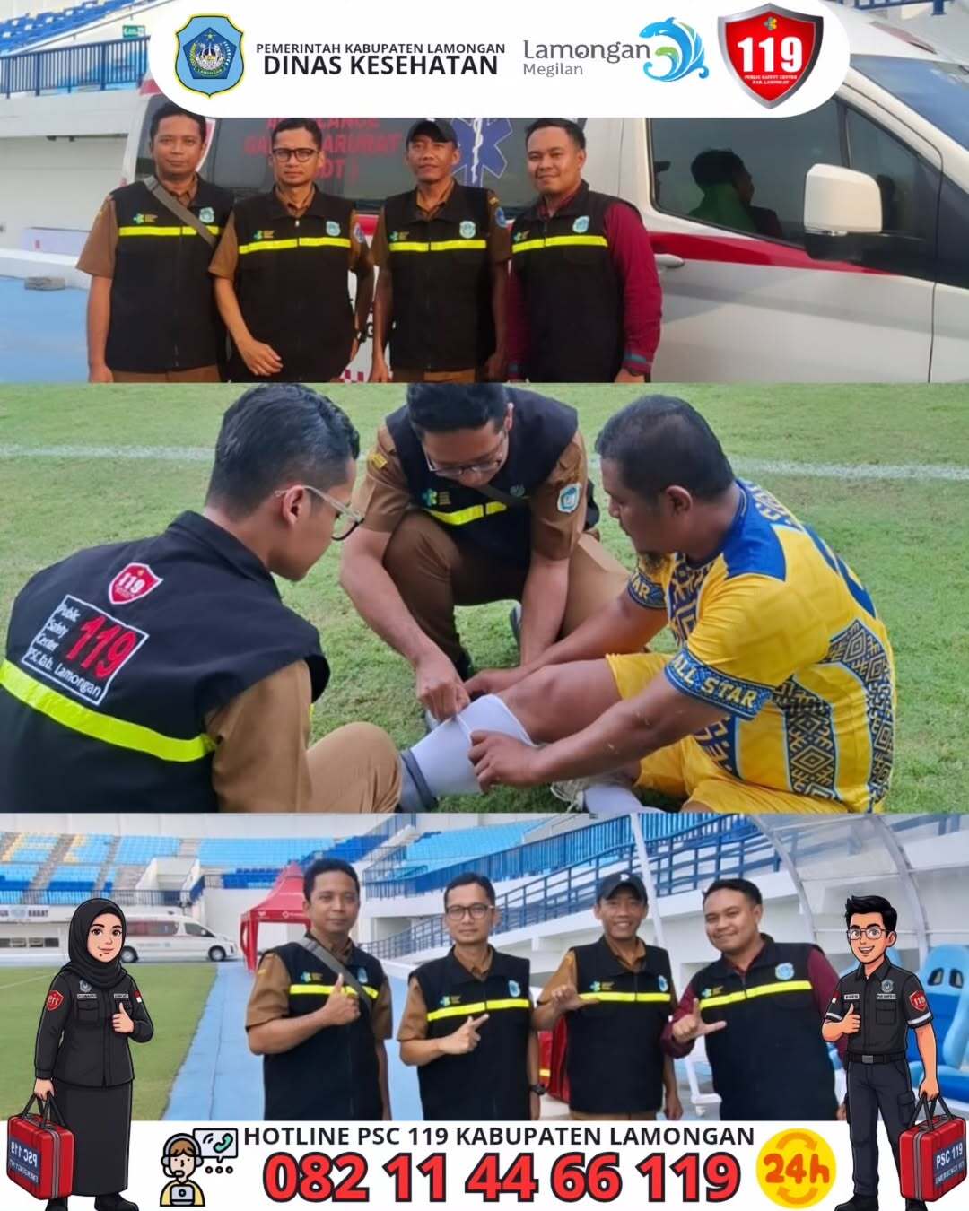 Foto: Siaga di Lapangan, Hadir untuk Keselamatan 💪🚑