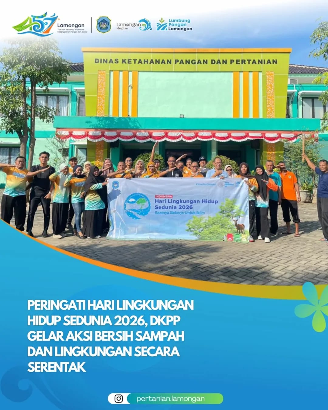 Foto: Peringati Hari Lingkungan Hidup Sedunia 2026, DKPP Gelar Aksi Bersih Sampah dan Lingkungan Secara Serentak