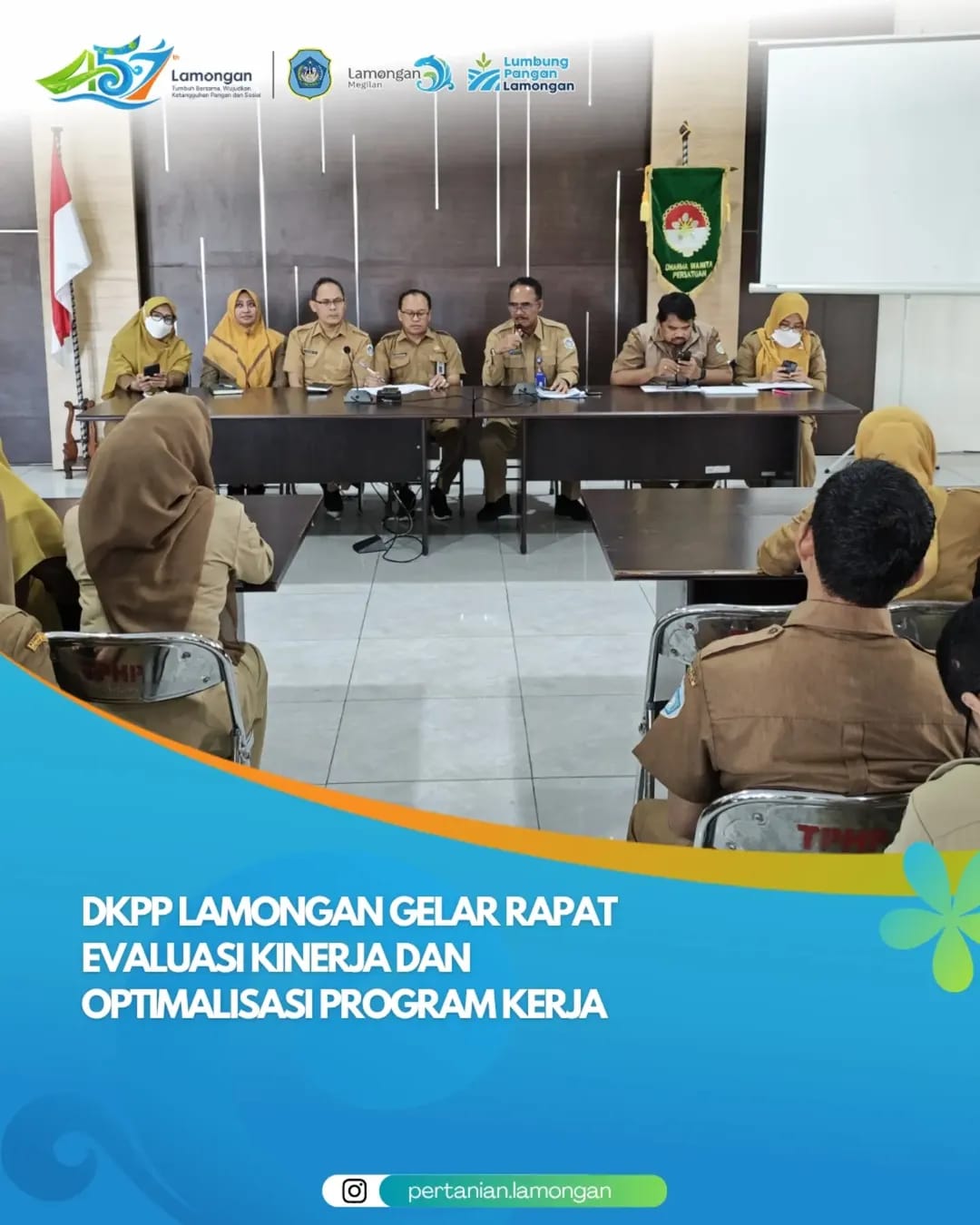 Foto: DKPP Lamongan Gelar Rapat Evaluasi Kinerja dan Optimalisasi Program Kerja