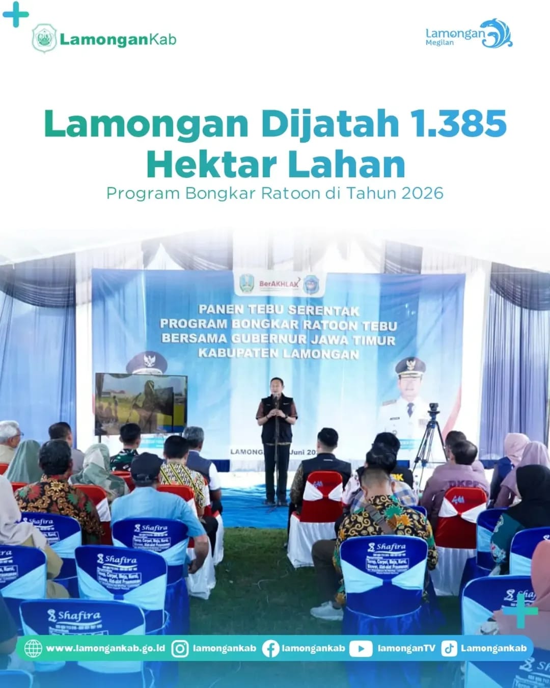 Foto: Lamongan Dijatah 1.385 Hektar Lahan