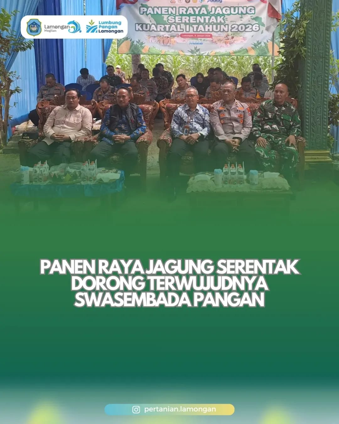Foto: Panen Raya Jagung Serentak Dorong Terwujudnya Swasembada Pangan