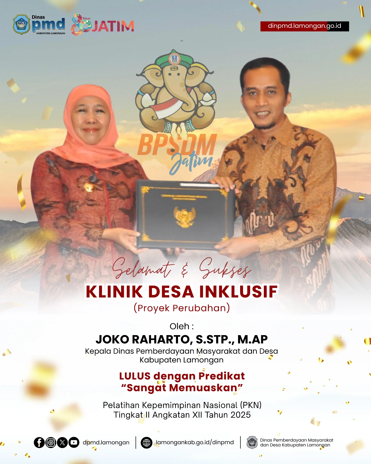 Foto: SELAMAT DAN SUKSES