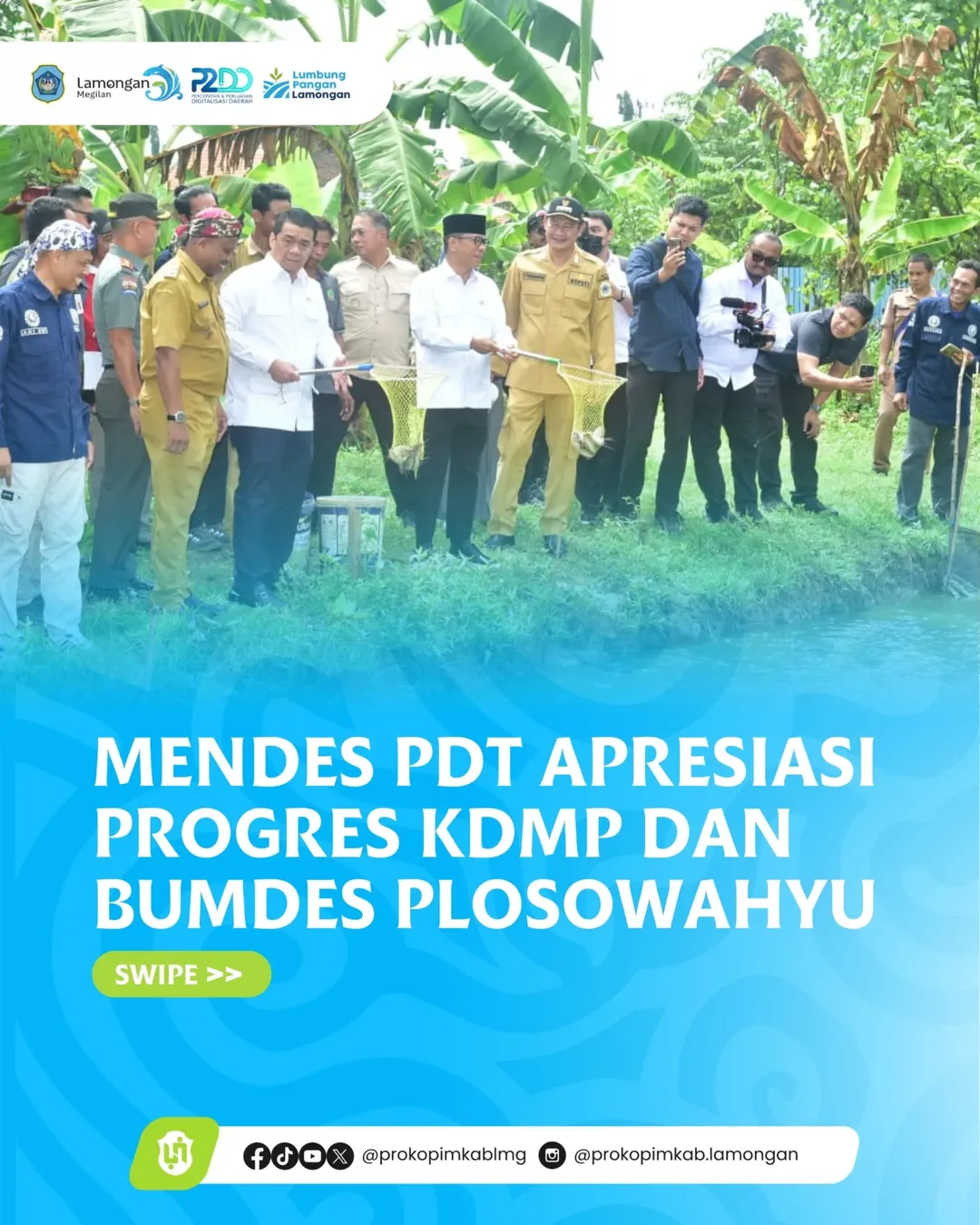 Foto: Mendes PDT Apresiasi Progres KDMP dan Bumdes Plosowahyu