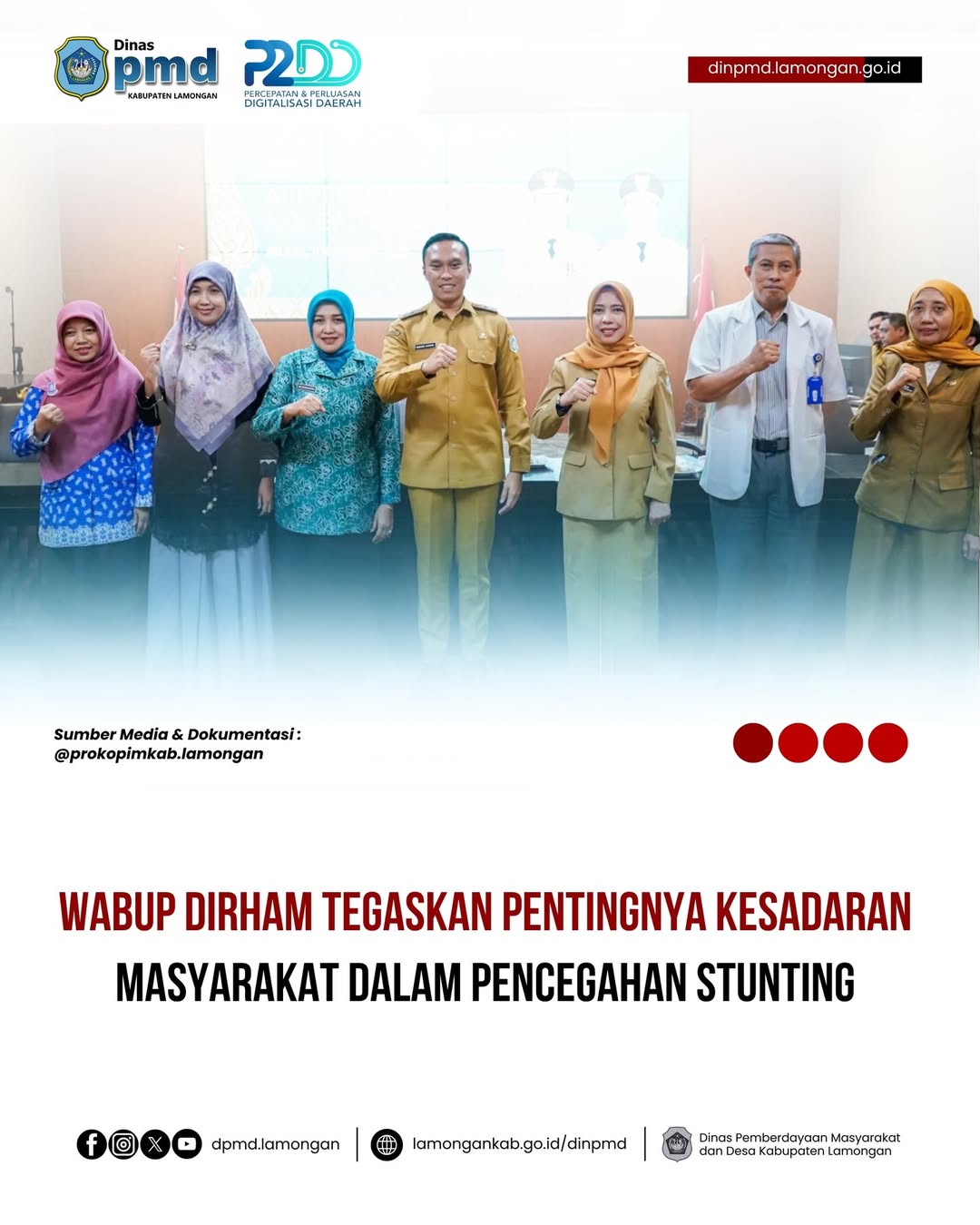 Foto: WABUP DIRHAM TEGASKAN PENTINGNYA KESADARAN MASYARAKAT DALAM PENCEGAHAN STUNTING