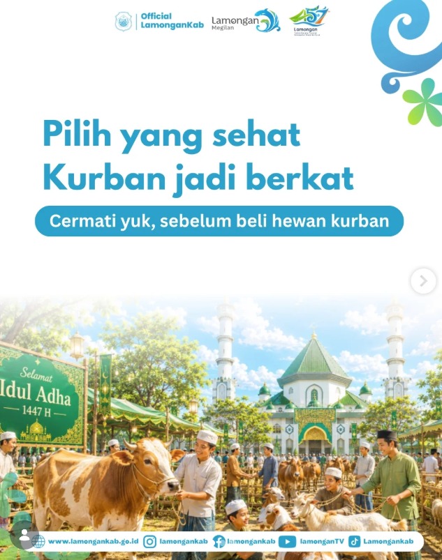 Foto: IDUL ADHA MAKIN DEKAT, #WARGALAMONGAN SUDAH SIAP MEMILIH HEWAN KURBAN TERBAIK?