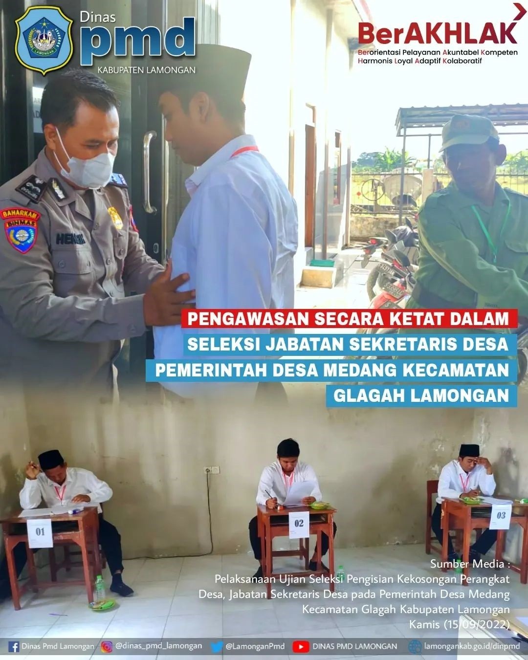 Dinas Pemberdayaan Masyarakat Dan Desa Pemerintah Kabupaten Lamongan PENGAWASAN SECARA KETAT