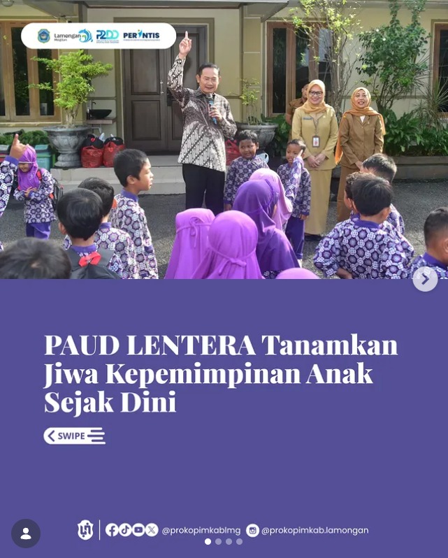 Foto: PAUD LENTERA TANAMKAN JIWA KEPEMIMPINAN ANAK SEJAK DINI