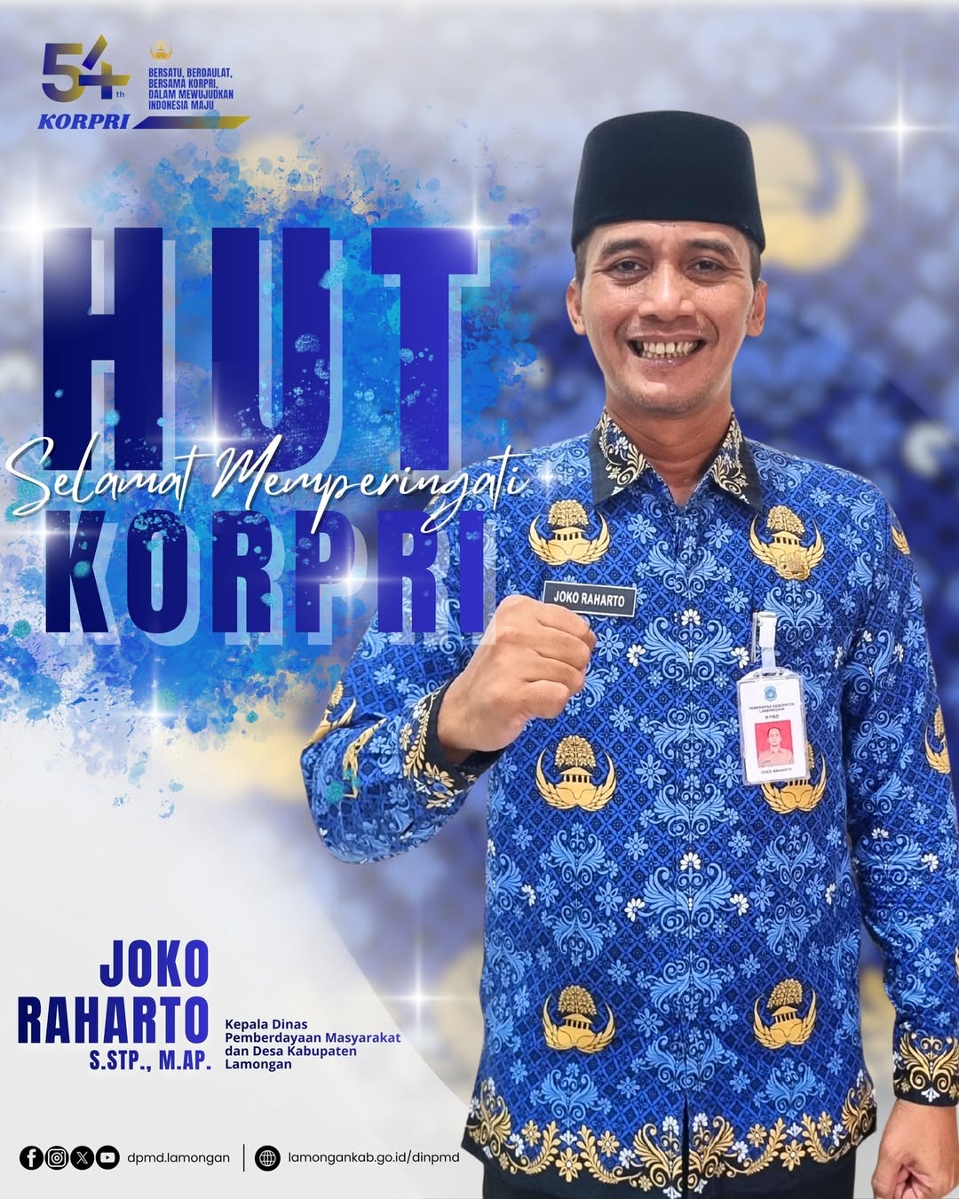 Selamat Memperingati HUT KORPRI KE-54 Tahun 2025