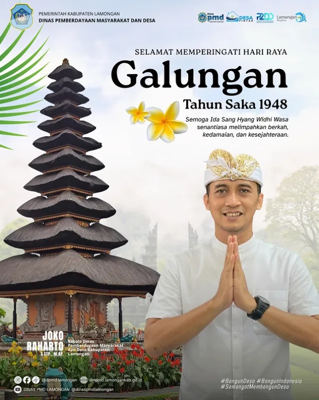 Foto: SELAMAT MEMPERINGATI HARI RAYA GALUNGAN SAKA 1948