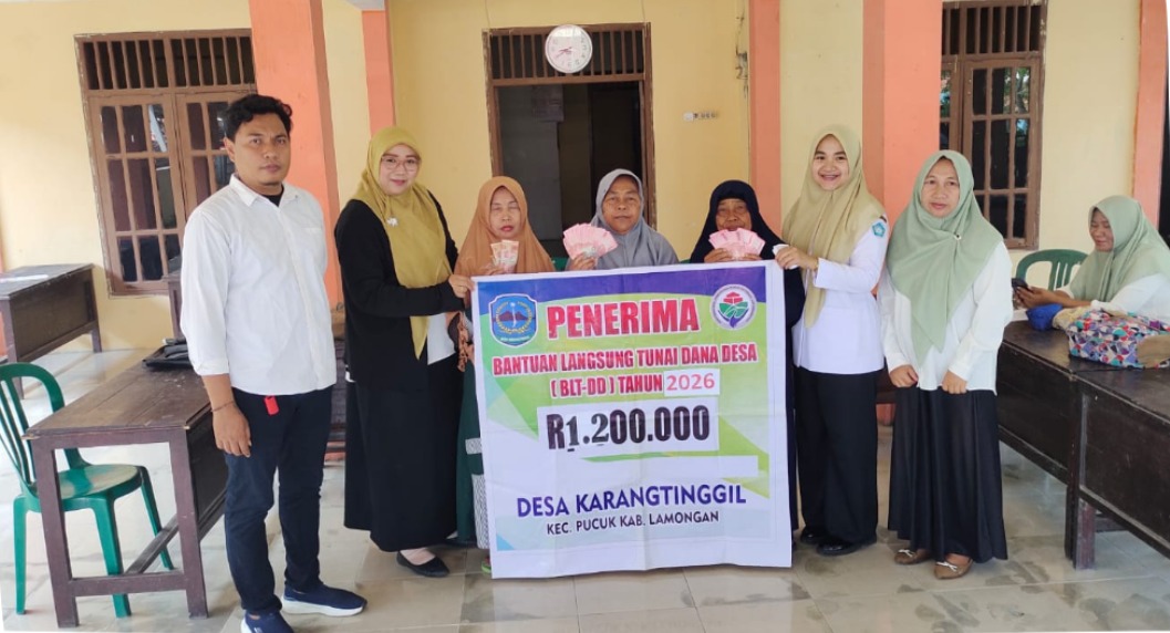 Foto: PENCAIRAN BLT-DD TAHUN 2026 DESA KARANGRINGGIL BERJALAN LANCAR