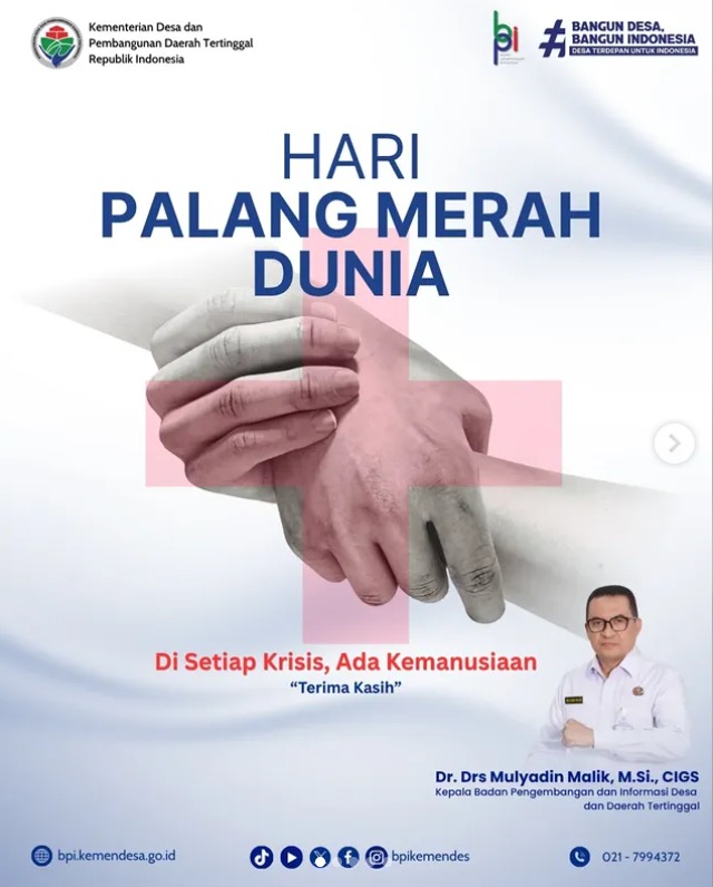 Foto: SELAMAT HARI PALANG MERAH SEDUNIA