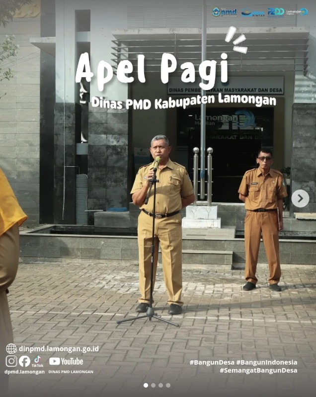 Foto: JELANG PURNA TUGAS, SEKDIN PMD PIMPIN APEL DAN SALAM PERPISAHAN DAN PESAN MOTIVASI
