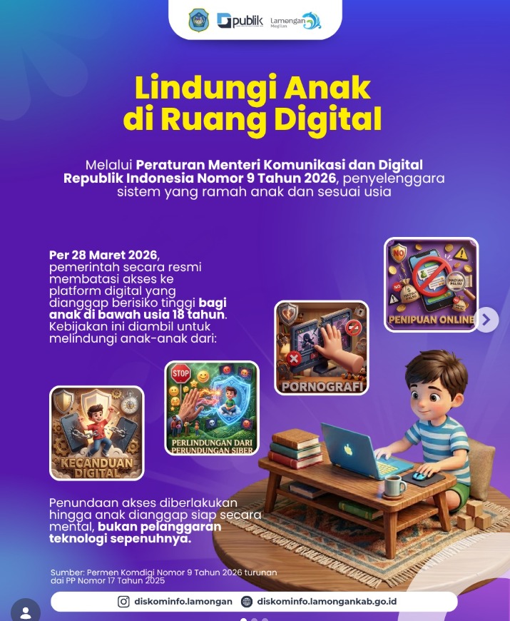 Foto: LINDUNGI ANAK DI RUANG DIGITAL