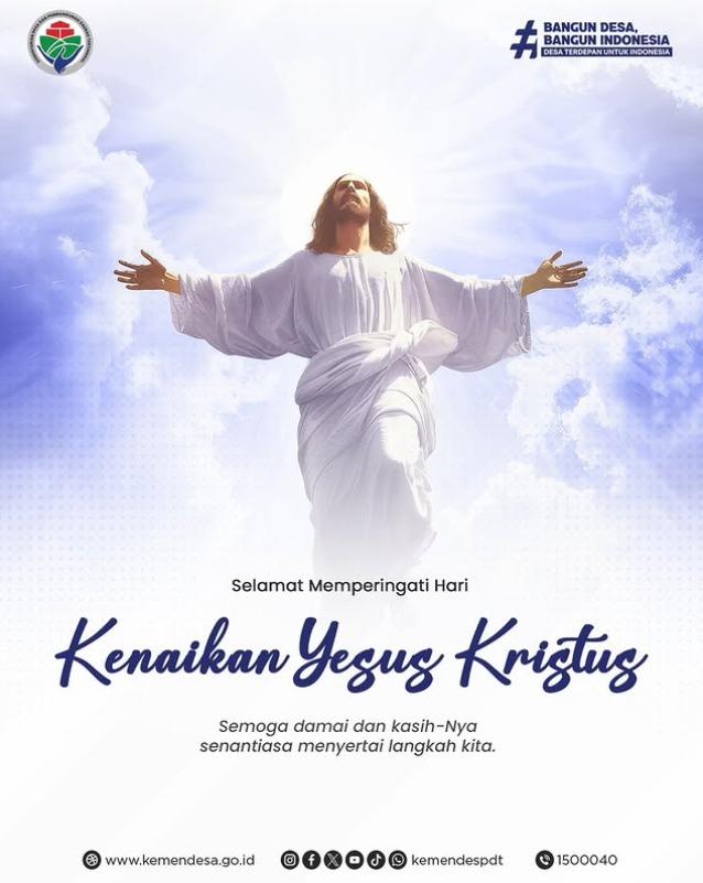 SELAMAT MEMPERINGATI HARI KENAIKAN YESUS KRISTUS 2026 #SOBATDESA.