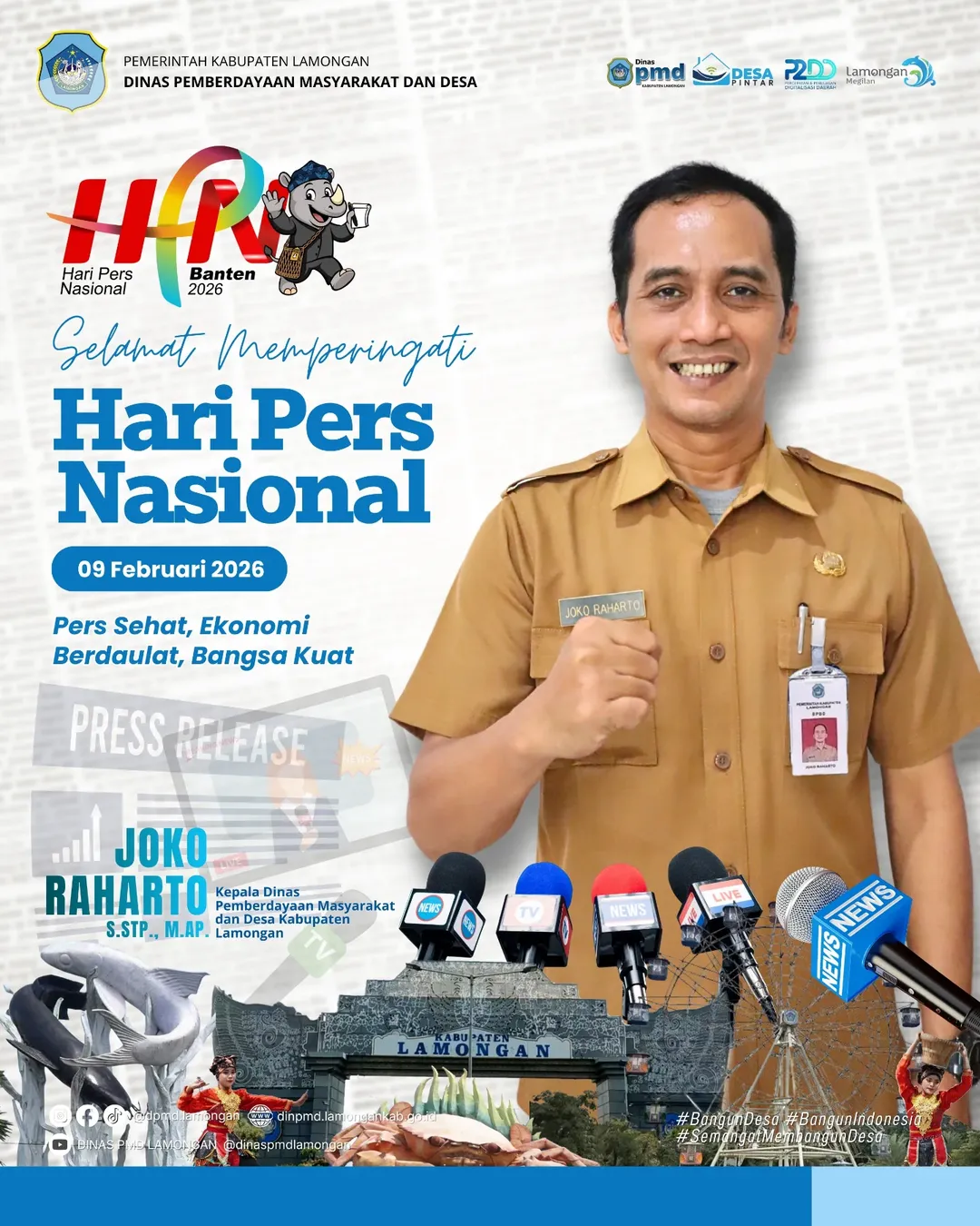 Foto: SELAMAT MEMPERINGATI HARI PERS NASIONAL TAHUN 2026