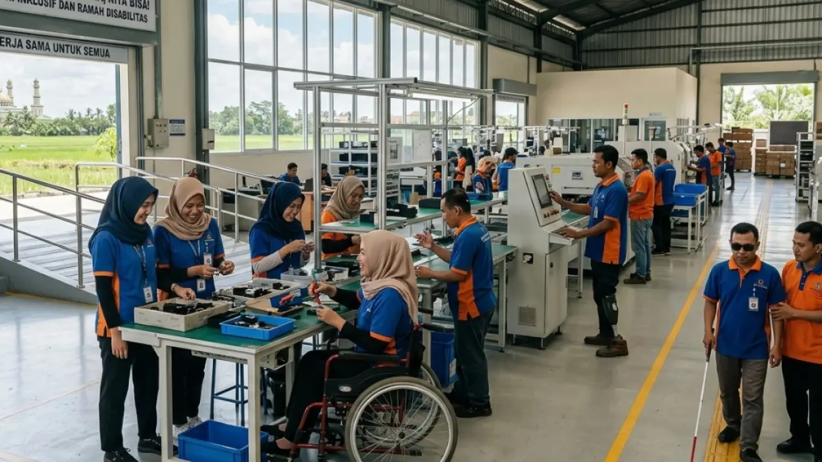 Foto: 45 PENYANDANG DISABILITAS DI LAMONGAN TERSERAP DI DUNIA KERJA