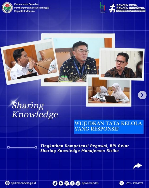Foto: TINGKATKAN KOMPETENSI PEGAWAI, BPI GELAR SHARING KNOWLEDGE MANAJEMEN RISIKO