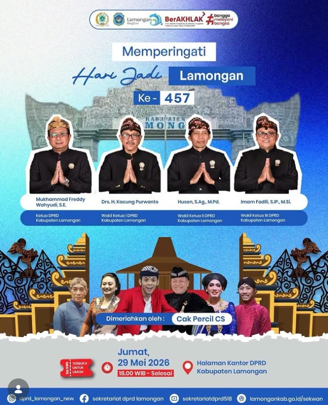 Foto: DPRD KAB. LAMONGAN MEMERIAHKAN HARI JADI LAMONGAN KE 457