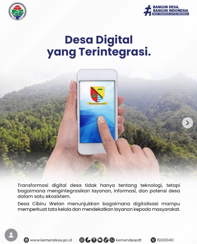 Foto: DESA DIGITAL YANG TERINTEGRASI
