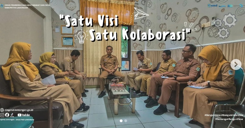 Foto: PERKUAT KONSOLIDASI INTERNAL, KEPALA DINAS PMD PIMPIN RAPAT KOORDINASI DI RUANG SEKRETARIAT