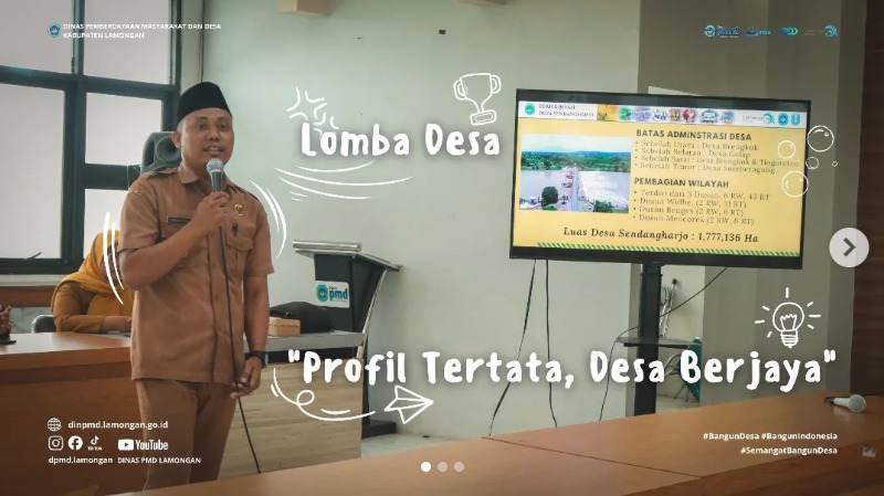 DORONG INOVASI DINAS PMD LAMONGAN GELAR PENILAIAN LOMBA DESA 2026