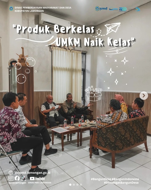 Foto: BRIDA JATIM GELAR AUDIENSI BERSAMA BIDANG PUED DINAS PMD LAMONGAN GUNA SUSUN POLICY PAPER STRATEGIS