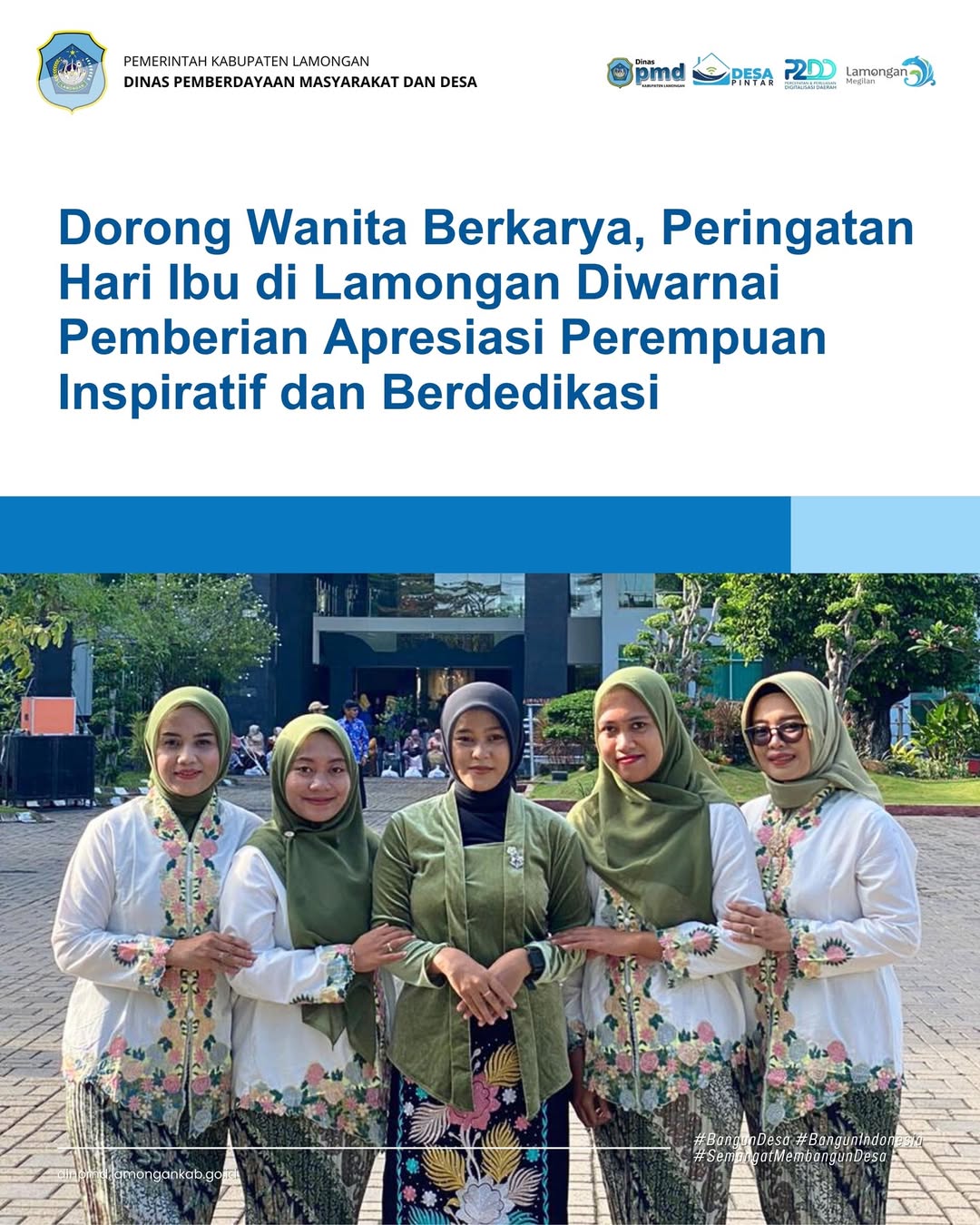 Foto: DORONG WANITA BERKARYA, PERINGATAN HARI IBU DI LAMONGAN DIWARNAI PEMBERIAN APRESIASI PEREMPUAN INSPIRATIF DAN BERDEDIKASI