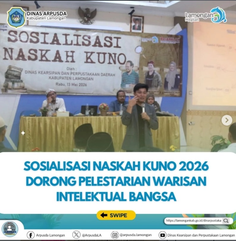 Foto: SOSIALISASI NASKAH KUNO 2026 DORONG PELESTARIAN WARISAN INTELEKTUAL BANGSA
