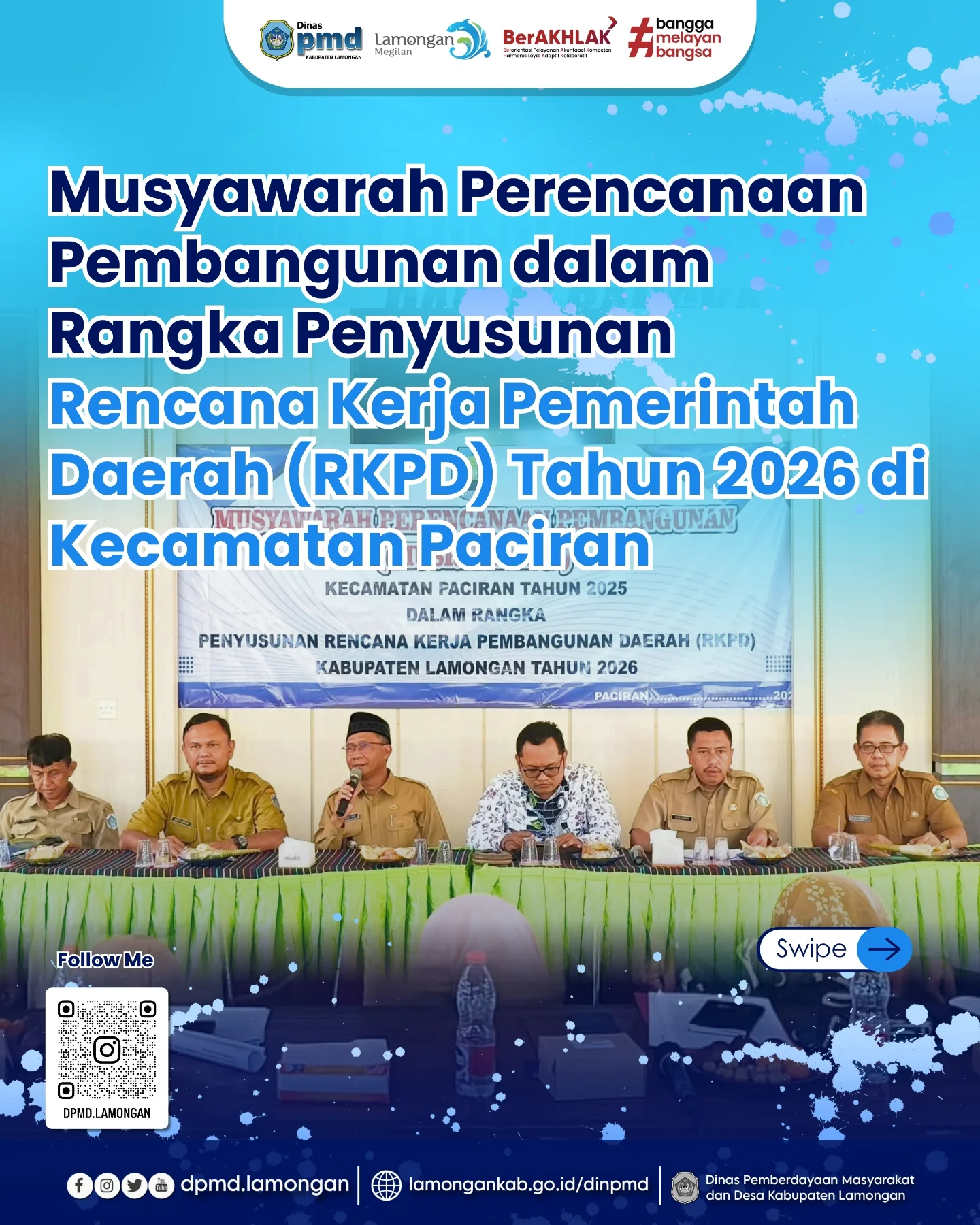 MUSYAWARAH PERENCANAAN PEMBANGUNAN DALAM RANGKA PENYUSUNAN RENCANA KERJA PEMERINTAH DAERAH (RKPD) TAHUN 2026 DI KECAMATAN PACIRAN