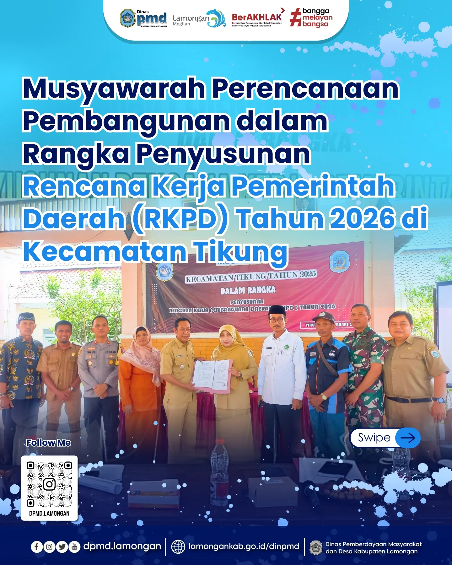 MUSYAWARAH PERENCANAAN PEMBANGUNAN DALAM RANGKA PENYUSUNAN RENCANA KERJA PEMERINTAH DAERAH (RKPD) TAHUN 2026 DI KECAMATAN TIKUNG
