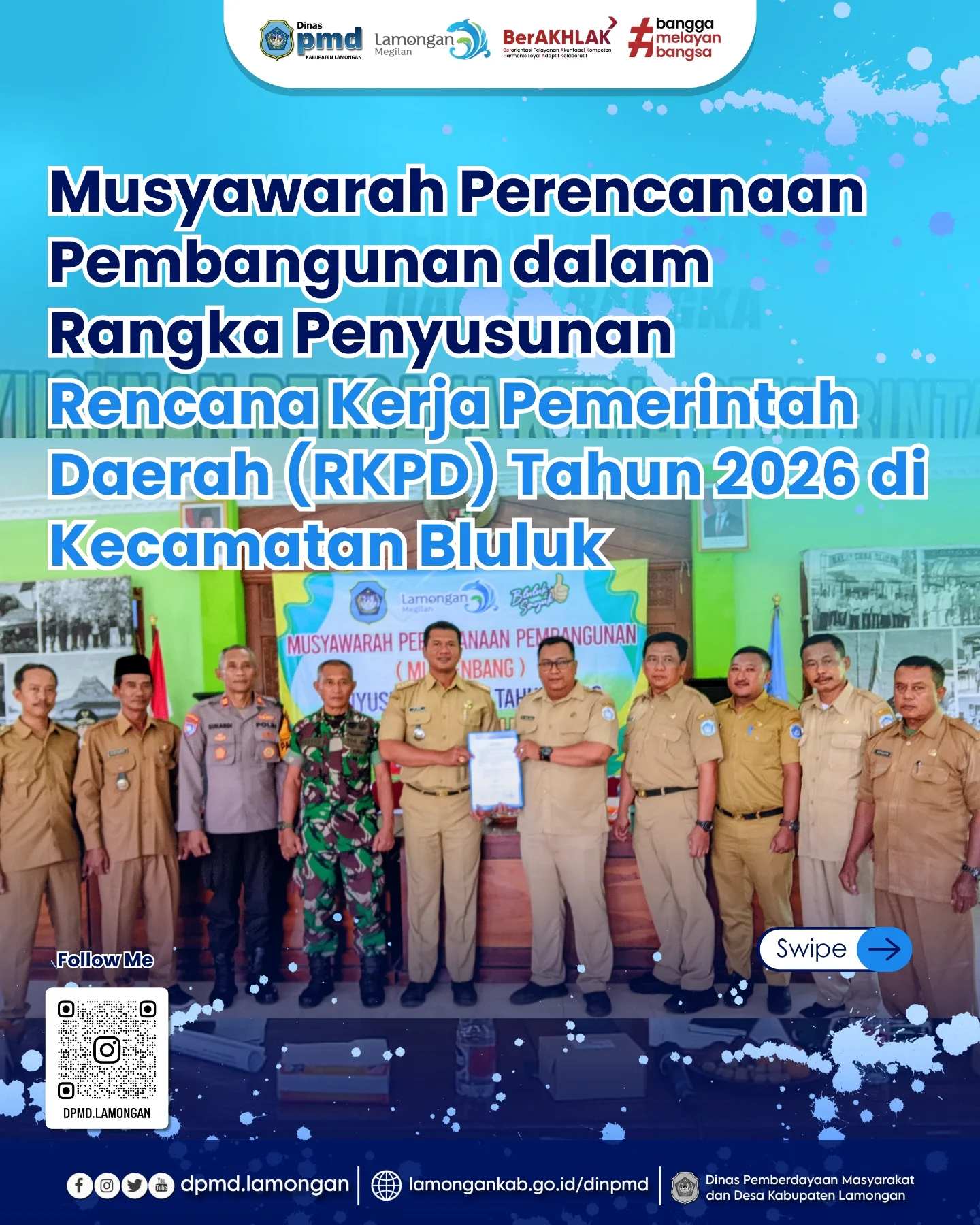 MUSYAWARAH PERENCANAAN PEMBANGUNAN DALAM RANGKA PENYUSUNAN RENCANA KERJA PEMERINTAH DAERAH (RKPD) TAHUN 2026 DI KECAMATAN BLULUK