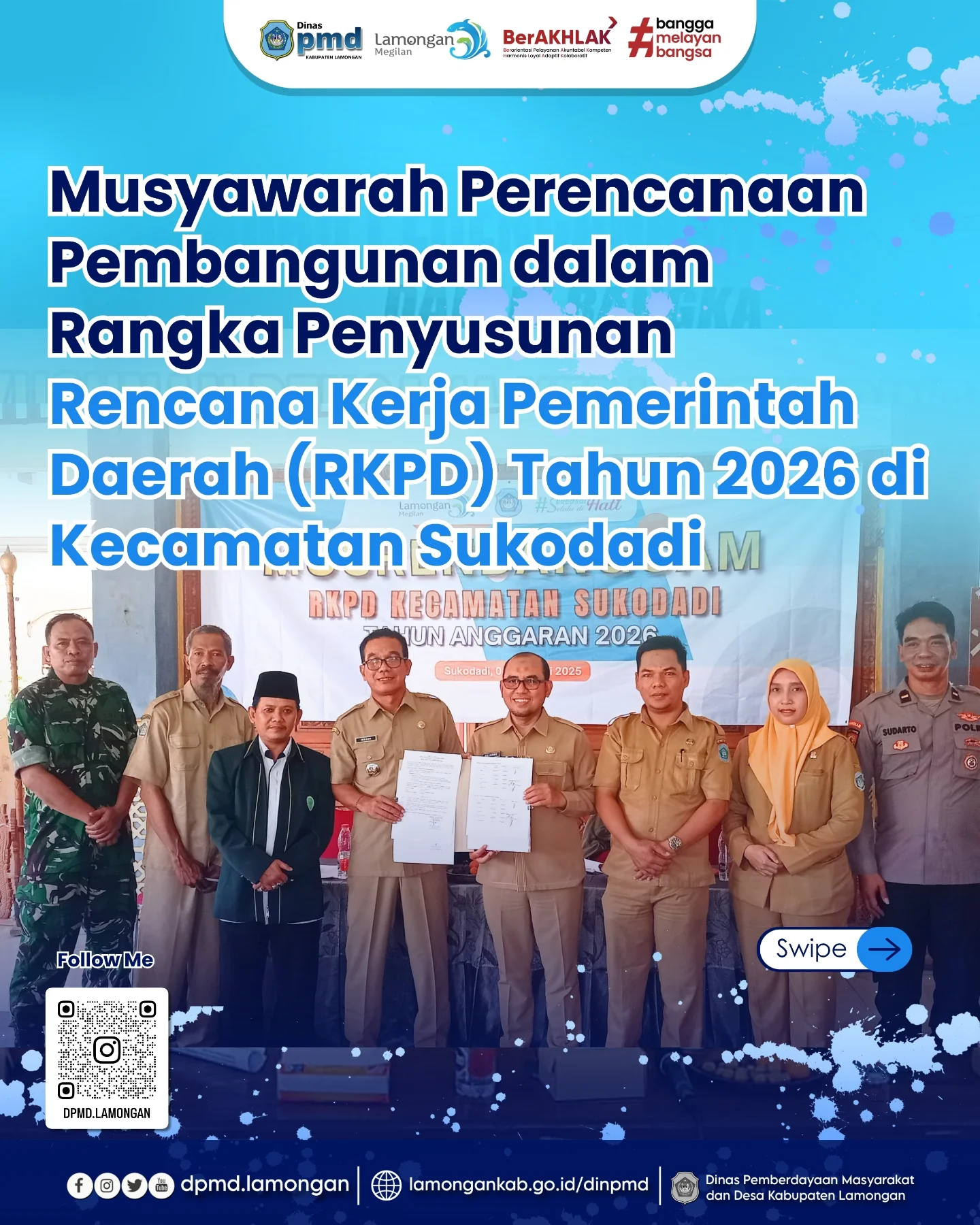 MUSYAWARAH PERENCANAAN PEMBANGUNAN DALAM RANGKA PENYUSUNAN RENCANA KERJA PEMERINTAH DAERAH (RKPD) TAHUN 2026 DI KECAMATAN SUKODADI
