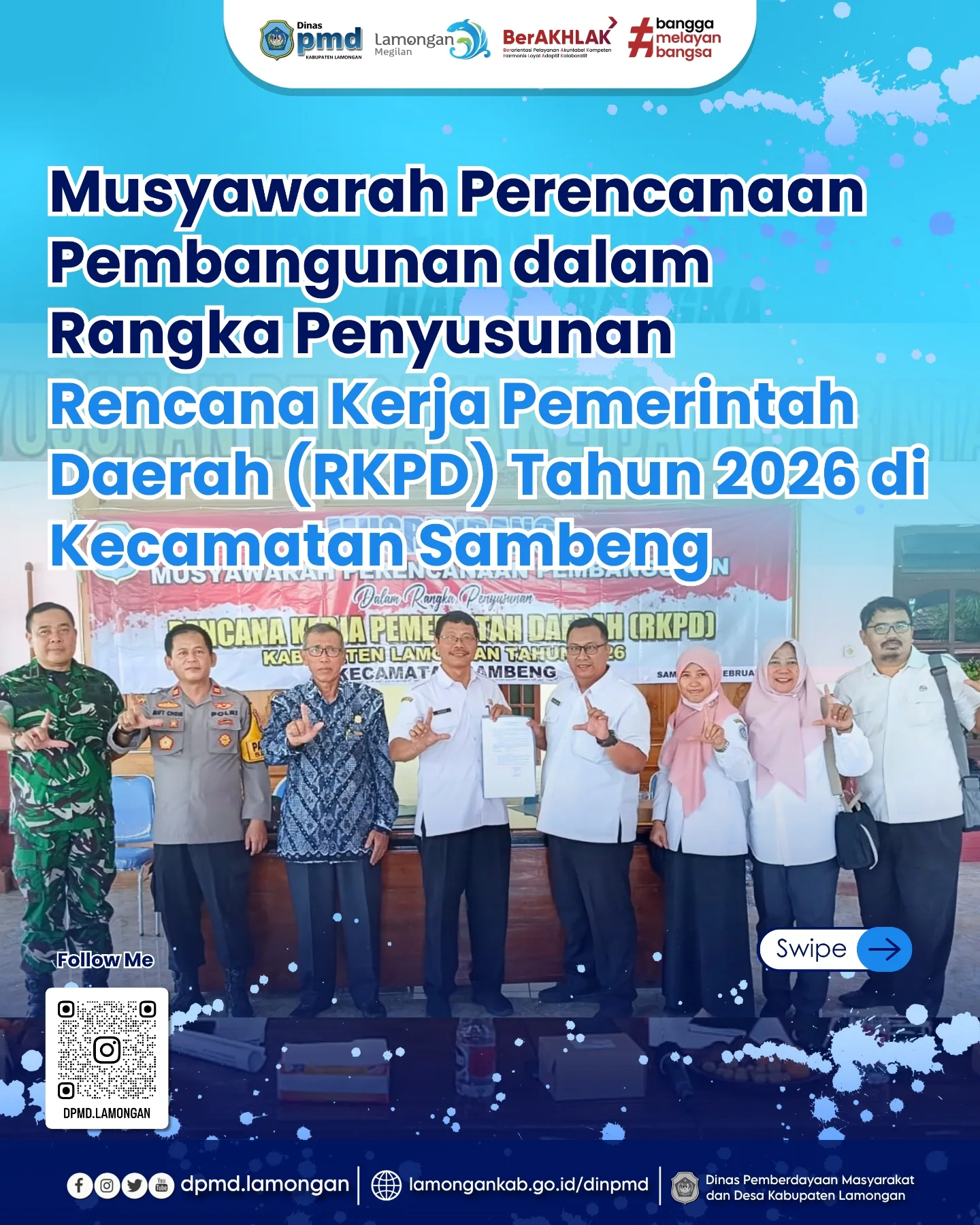 MUSYAWARAH PERENCANAAN PEMBANGUNAN DALAM RANGKA PENYUSUNAN RENCANA KERJA PEMERINTAH DAERAH (RKPD) TAHUN 2026 DI KECAMATAN SAMBENG