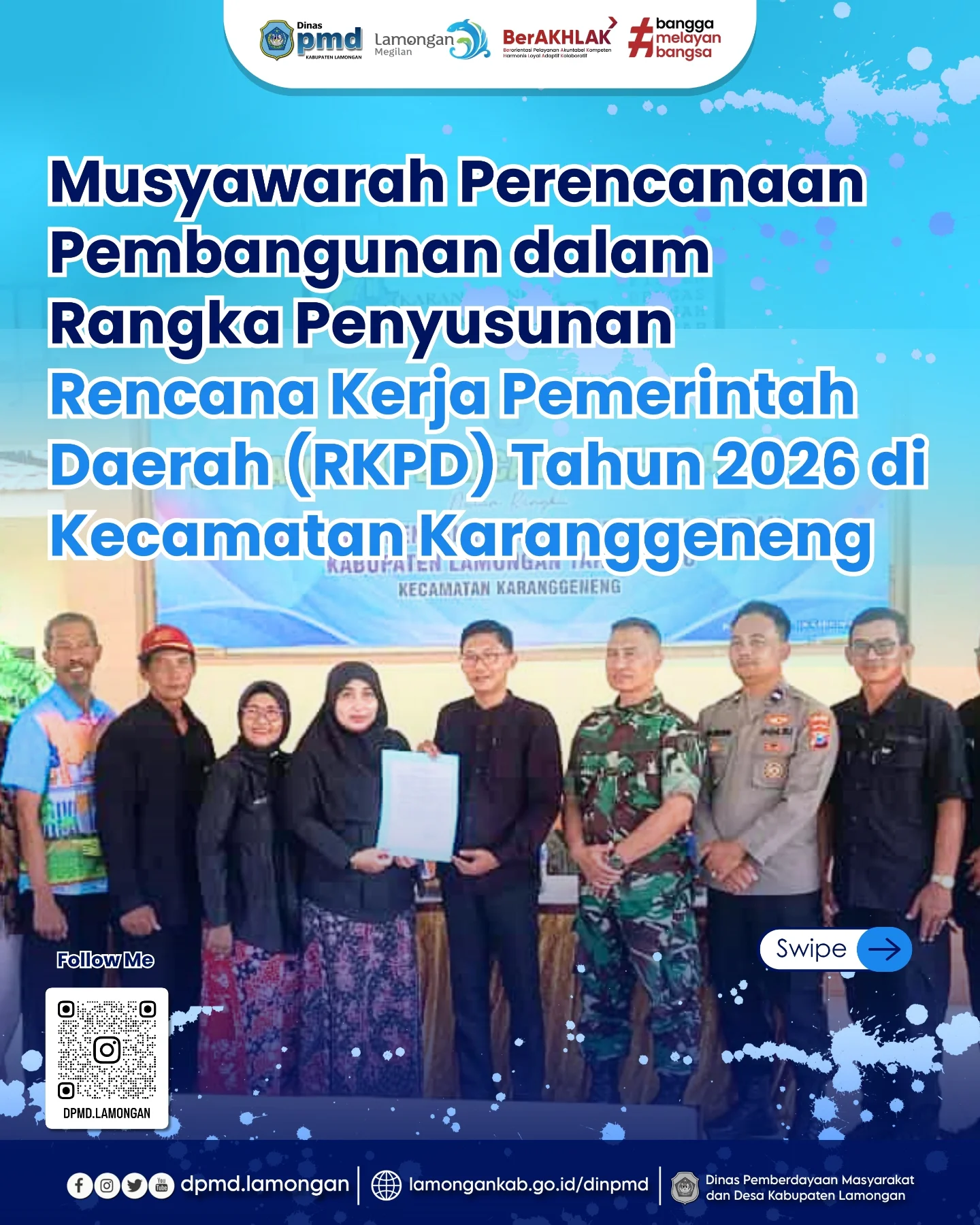 MUSYAWARAH PERENCANAAN PEMBANGUNAN DALAM RANGKA PENYUSUNAN RENCANA KERJA PEMERINTAH DAERAH (RKPD) TAHUN 2026 DI KECAMATAN KARANGGENENG