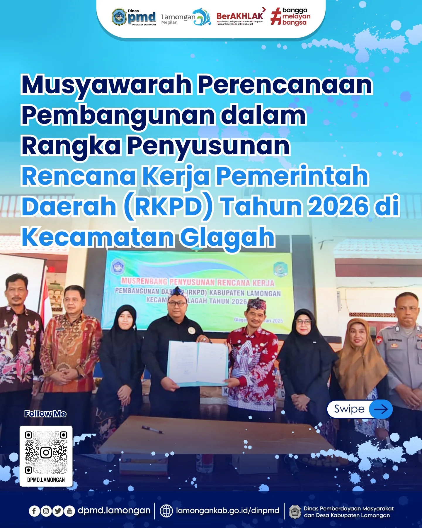 MUSYAWARAH PERENCANAAN PEMBANGUNAN DALAM RANGKA PENYUSUNAN RENCANA KERJA PEMERINTAH DAERAH (RKPD) TAHUN 2026 DI KECAMATAN GLAGAH