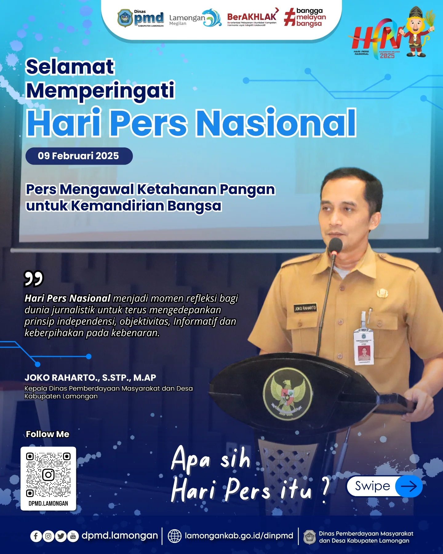 SELAMAT HARI PERS NASIONAL TAHUN 2025