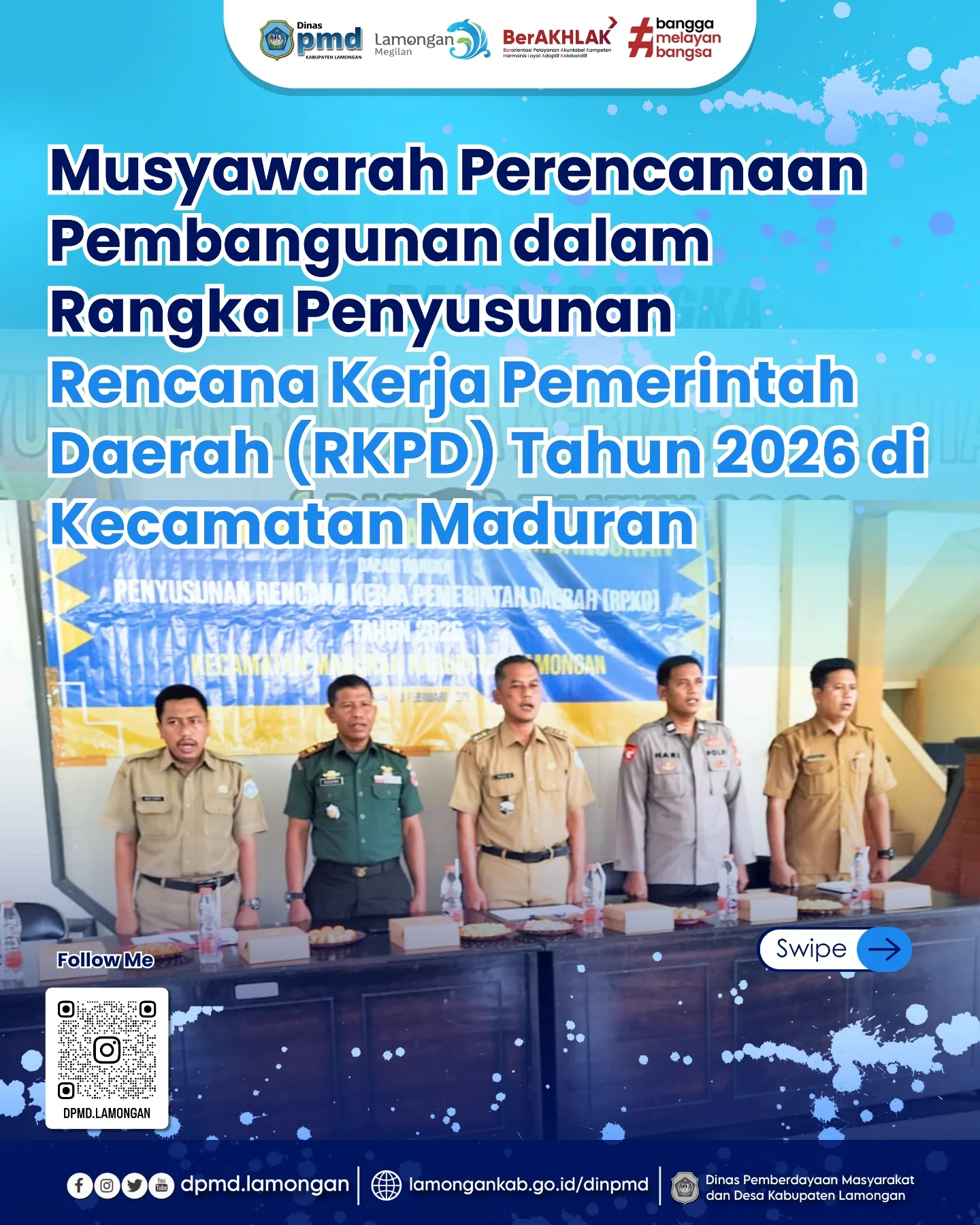 MUSYAWARAH PERENCANAAN PEMBANGUNAN DALAM RANGKA PENYUSUNAN RENCANA KERJA PEMERINTAH DAERAH (RKPD) TAHUN 2026 DI KECAMATAN MADURAN
