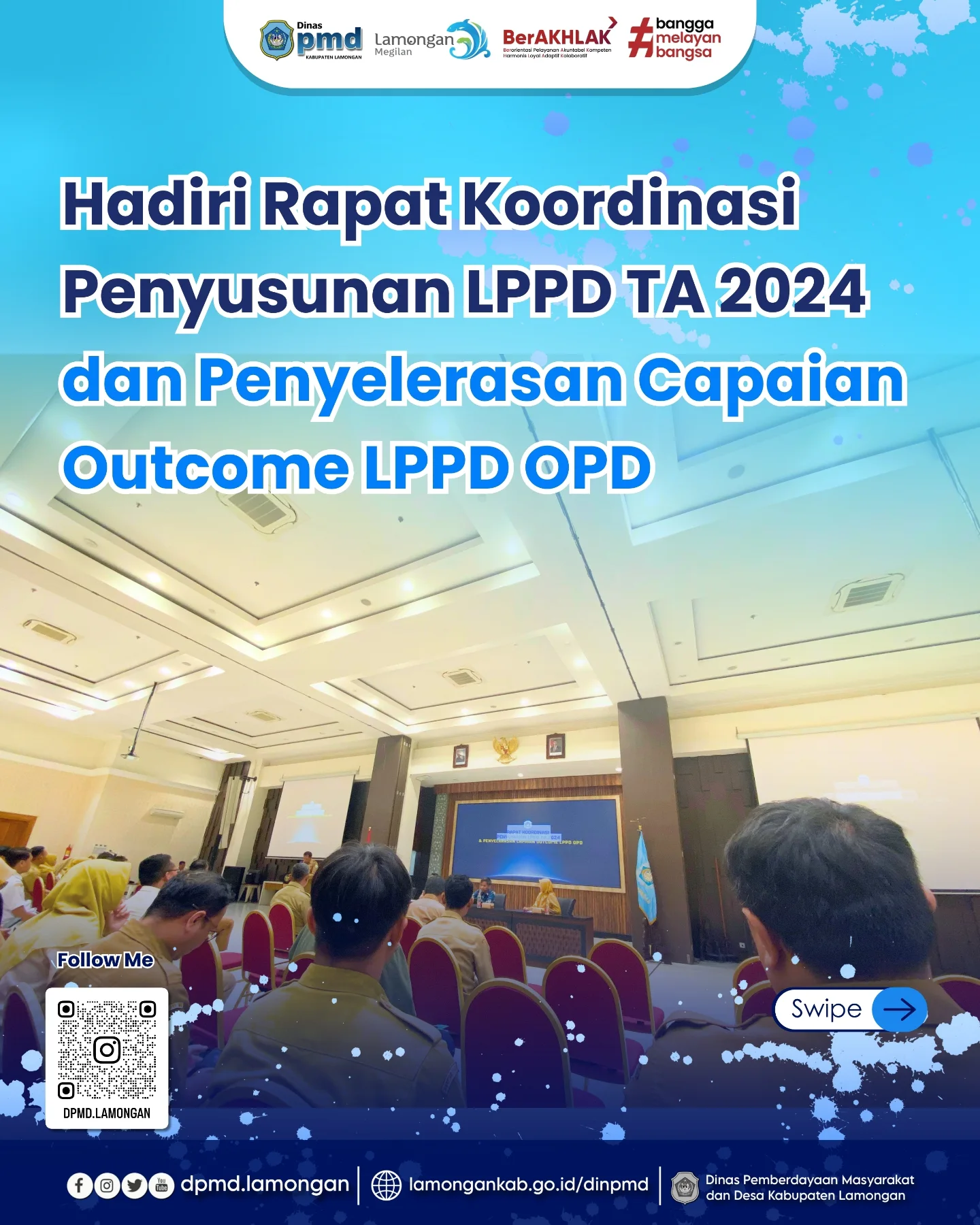 HADIRI RAPAT KOORDINASI PENYUSUNAN LPPD TA 2024 DAN PENYELERASAN CAPAIAN OUTCOME LPPD OPD