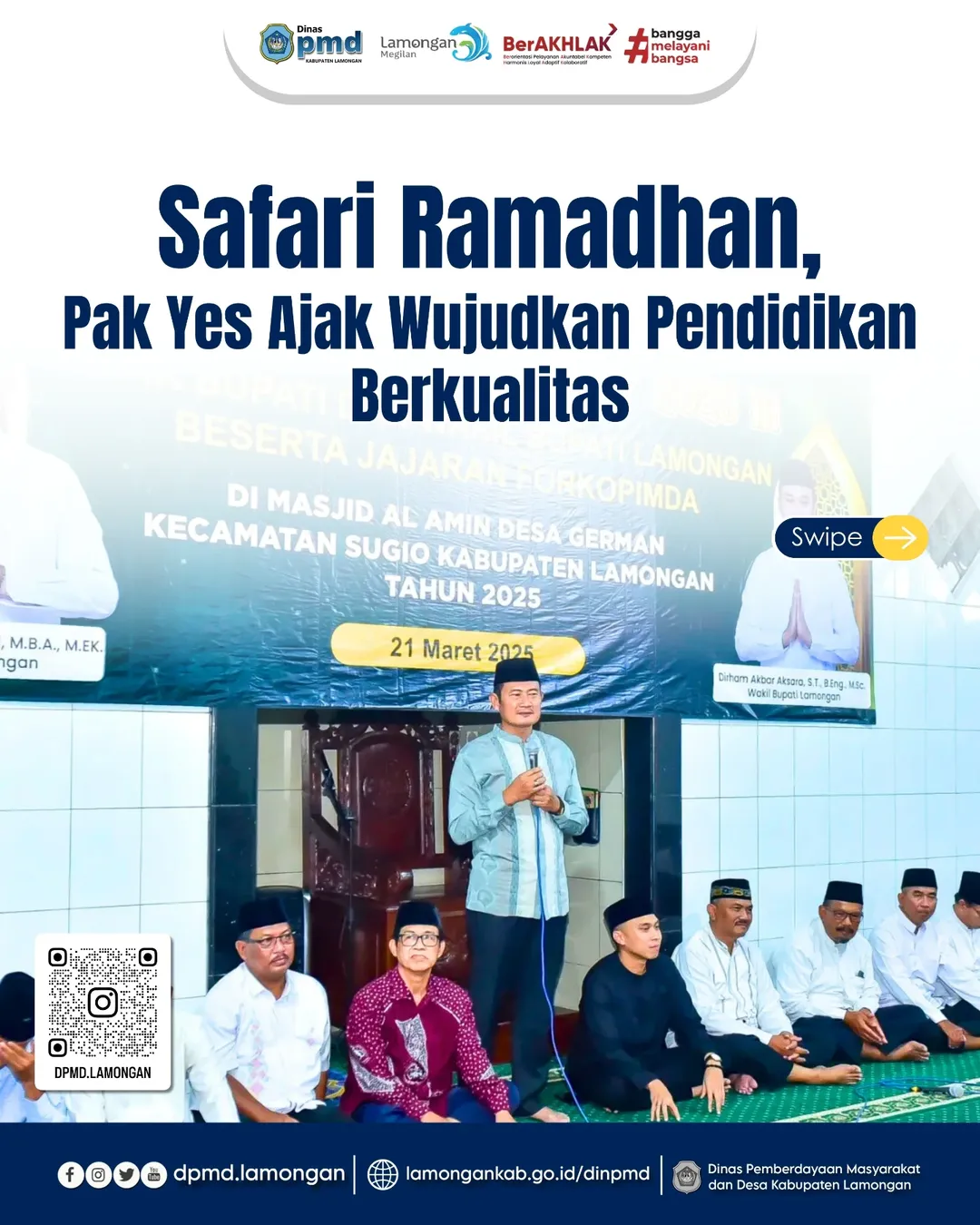 SAFARI RAMADHAN, PAK YES AJAK WUJUDKAN PENDIDIKAN BERKUALITAS