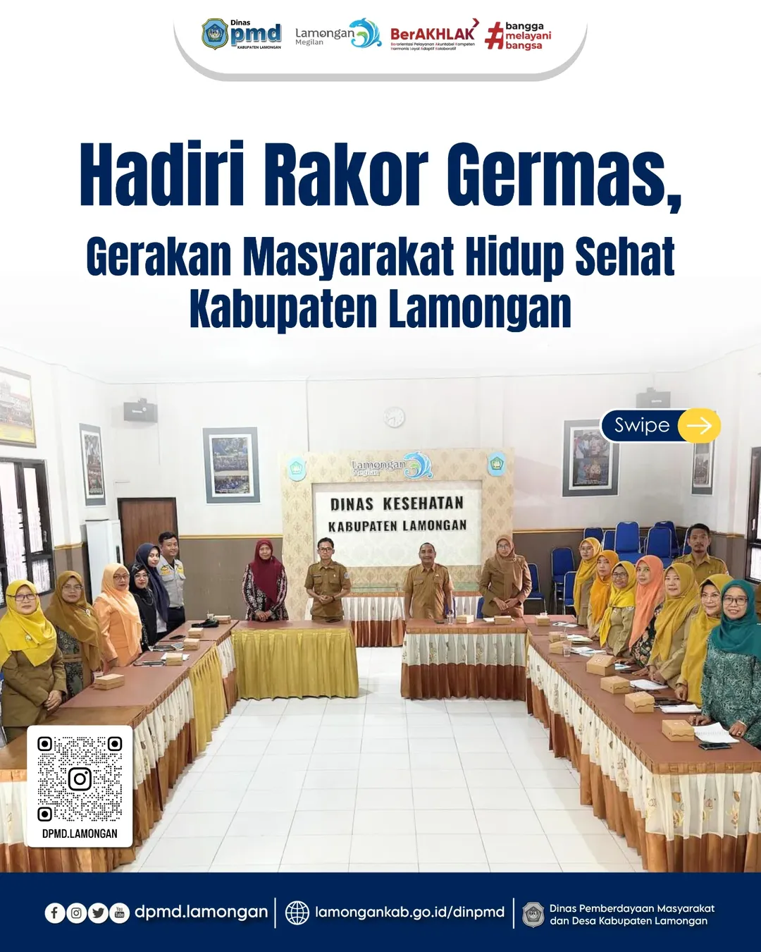 HADIRI RAKOR GERMAS, GERAKAN MASYARAKAT HIDUP SEHAT