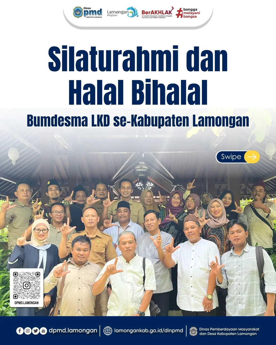 SILATURAHMI DAN HALAL BIHALAL BUMDESMA LKD SE-KABUPATEN LAMONGAN