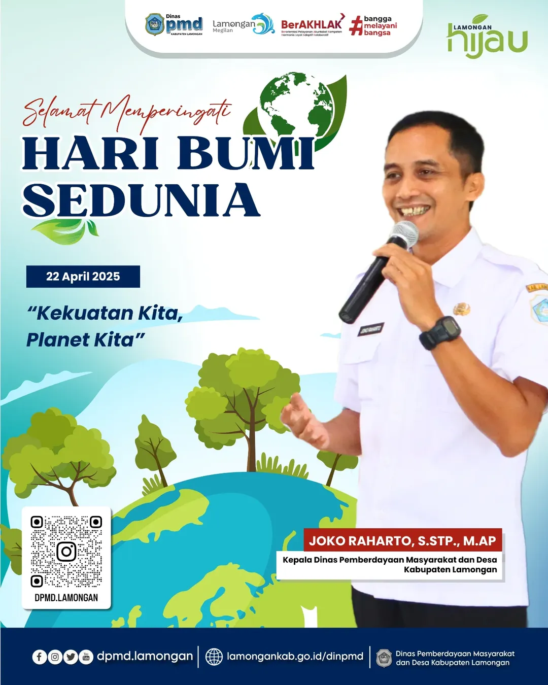 SELAMAT MEMPERINGATI HARI BUMI SEDUNIA