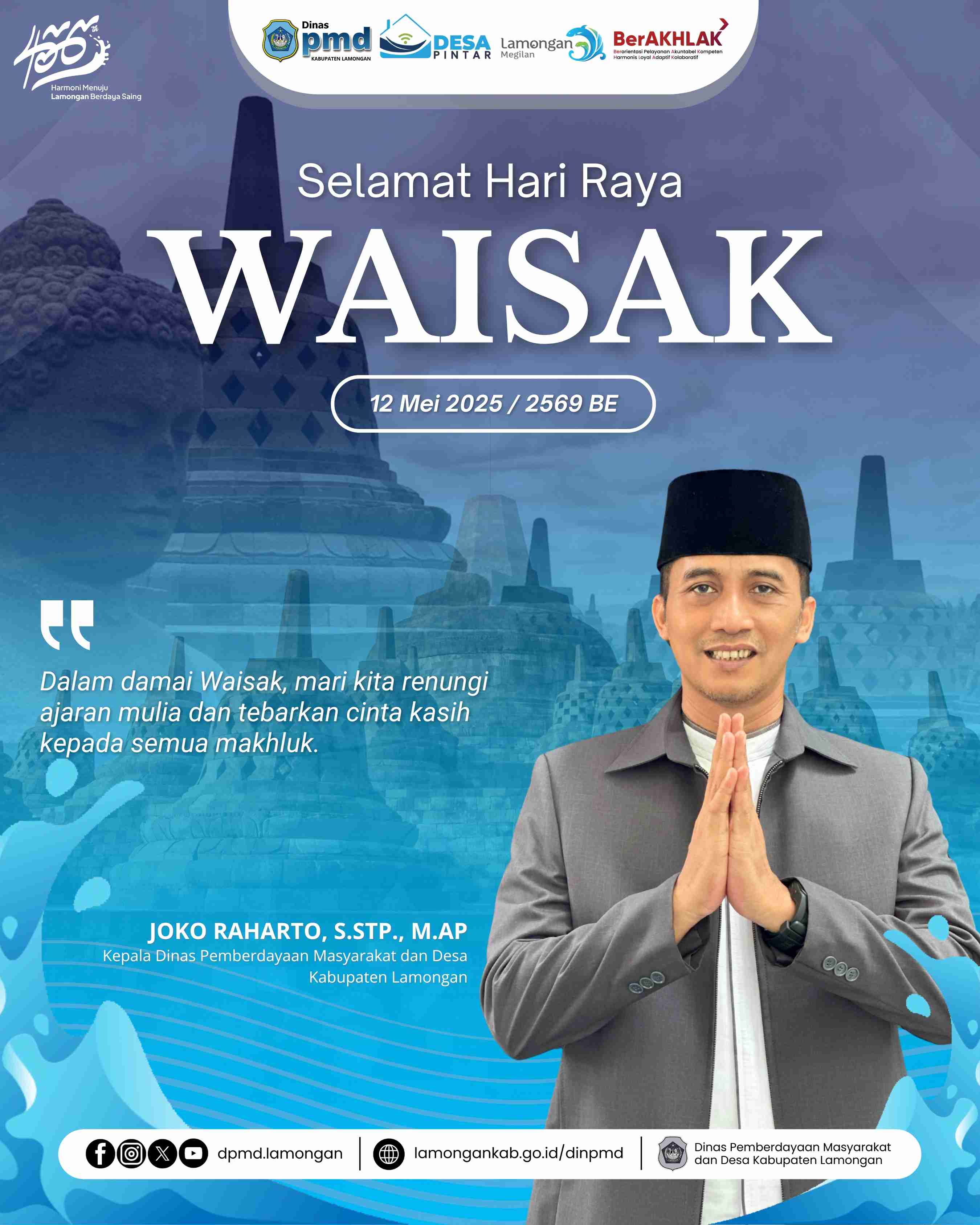 SELAMAT HARI RAYA WAISAK 12 Mei 2025 / 2569 BE