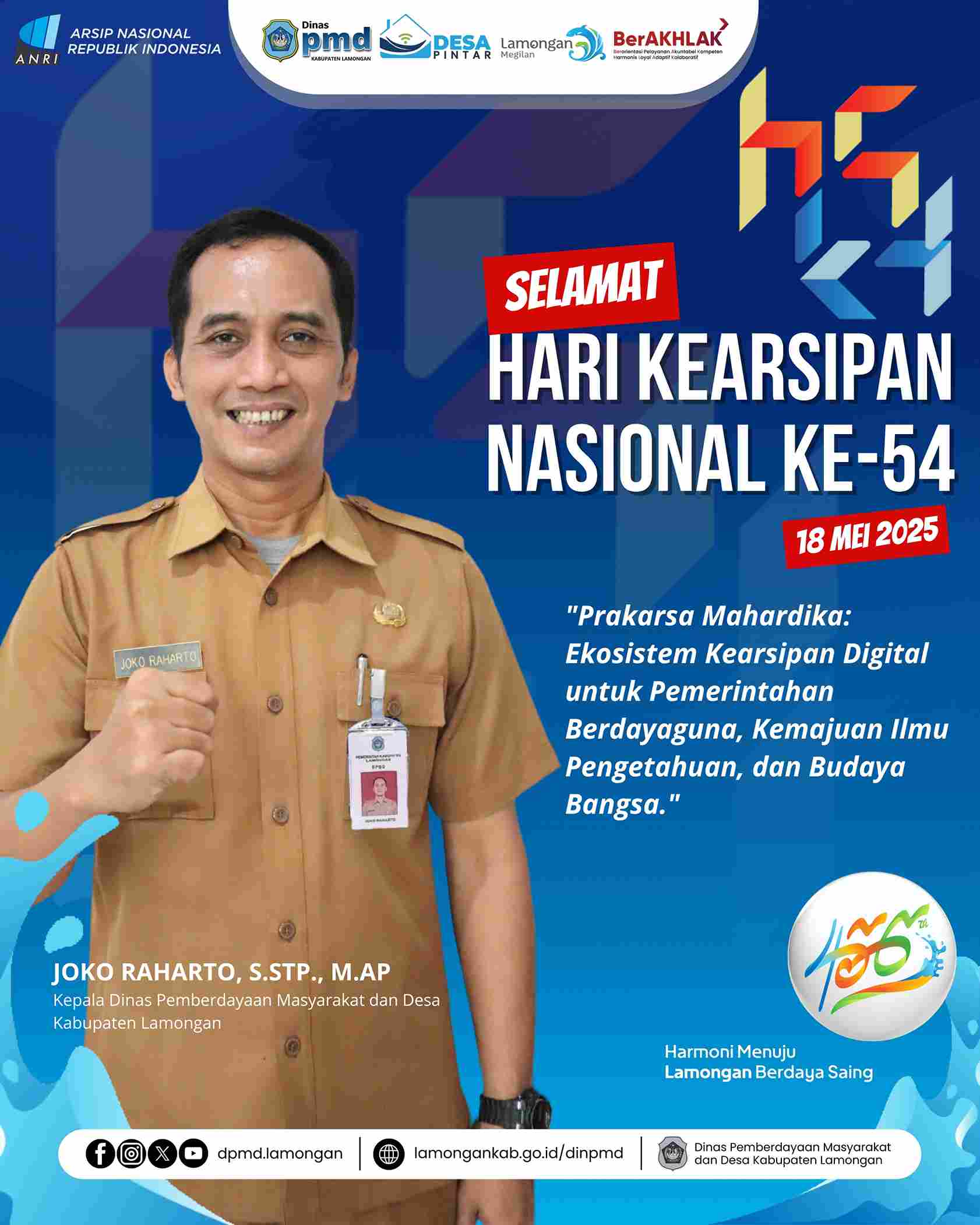 18 MEI 2025 - HARI KEARSIPAN NASIONAL 2025