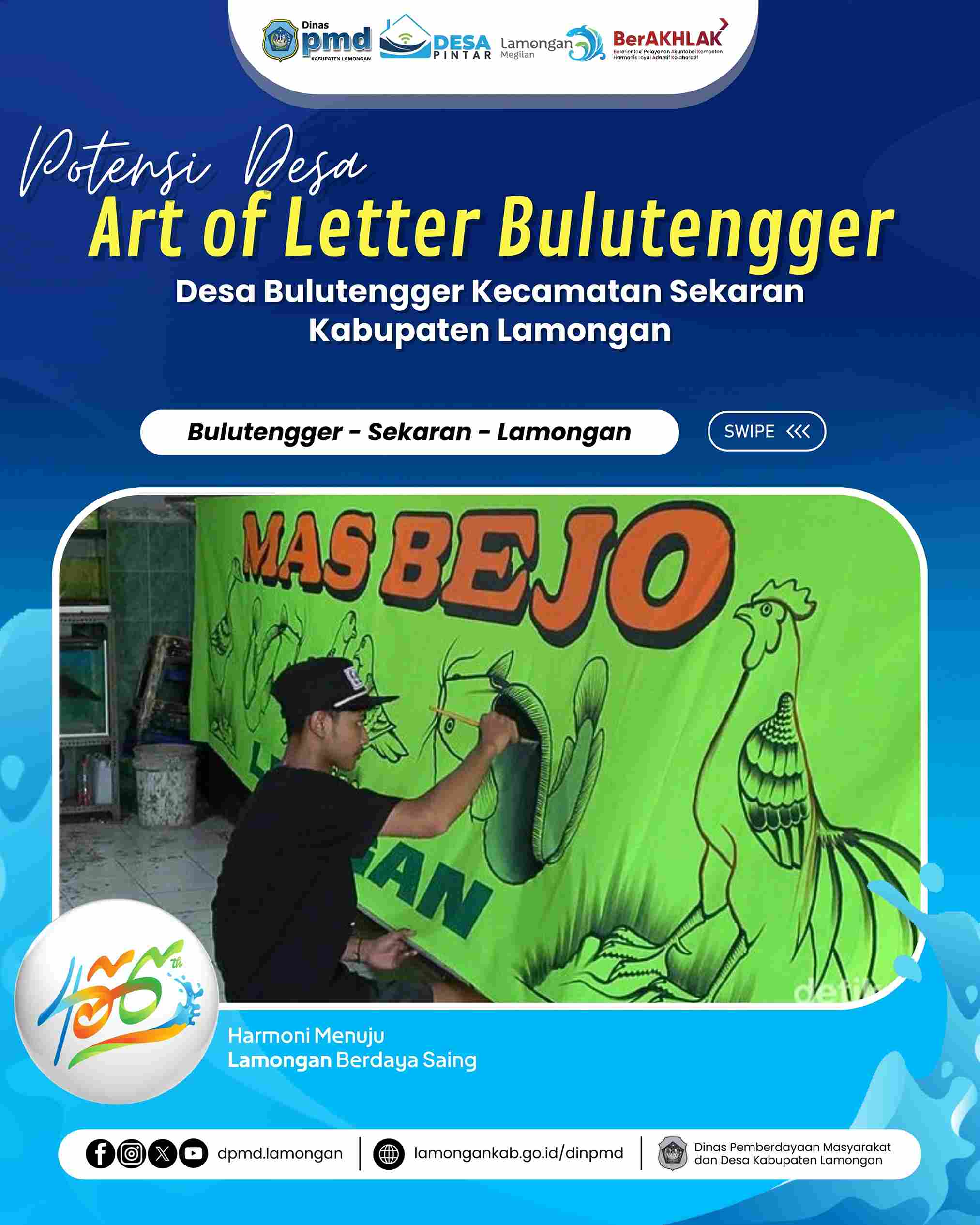 ART OF LETTER BULUTENGGER DESA BULU TENGGER KEC SEKARAN