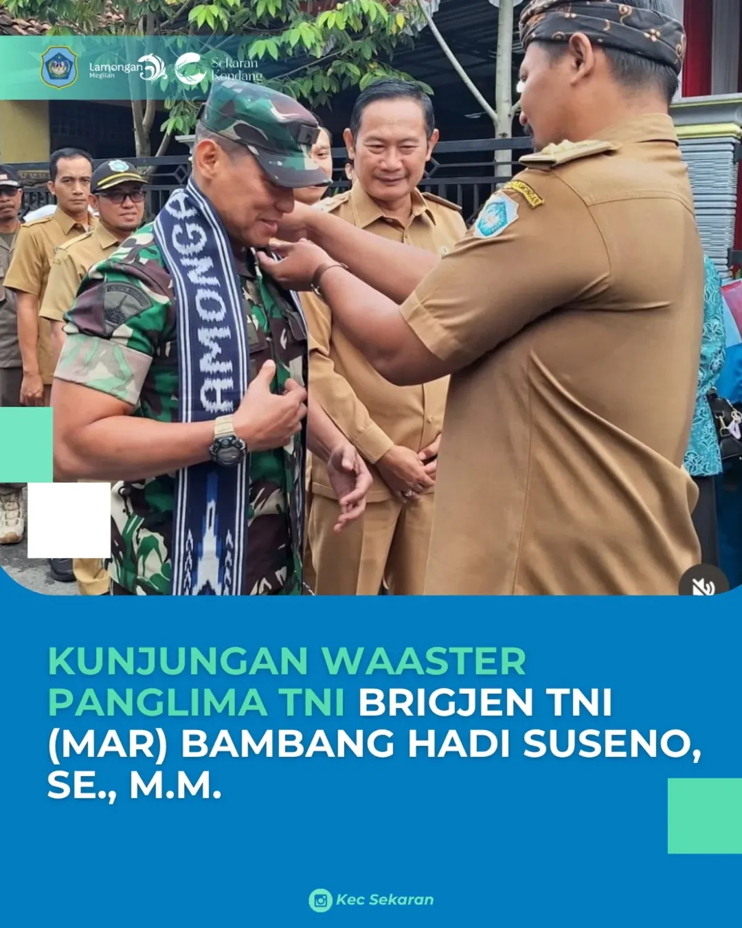 Foto: Kunjungan WAASTER PANGLIMA TNI